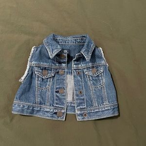 Toddler denim vest